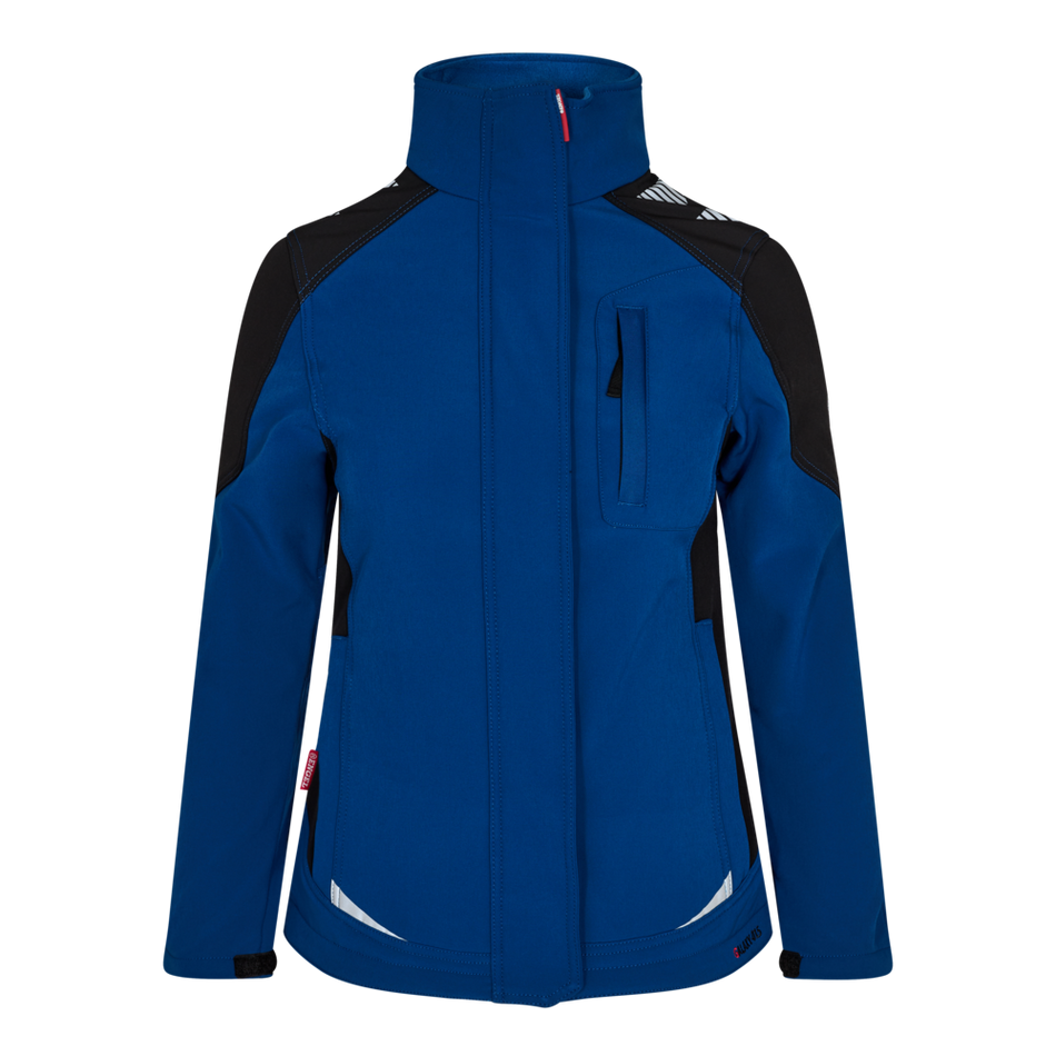Galaxy Damen-Softshell-Jacke Surfer Blue/Schwarz