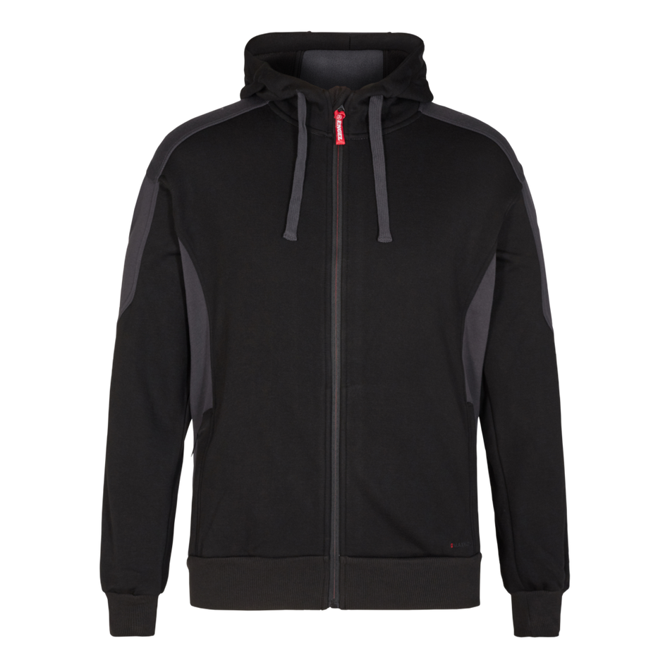 Galaxy Sweat Cardigan Schwarz/Anthrazit Grau