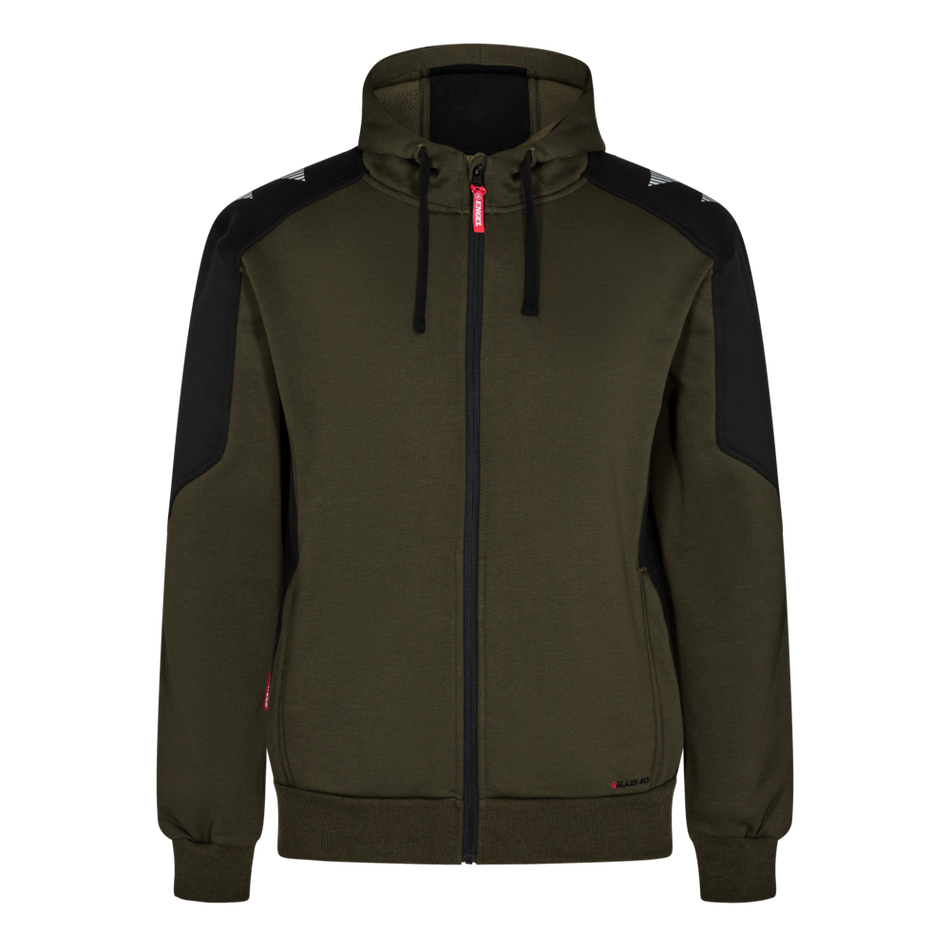 Galaxy Sweat Cardigan Forest Green/Schwarz