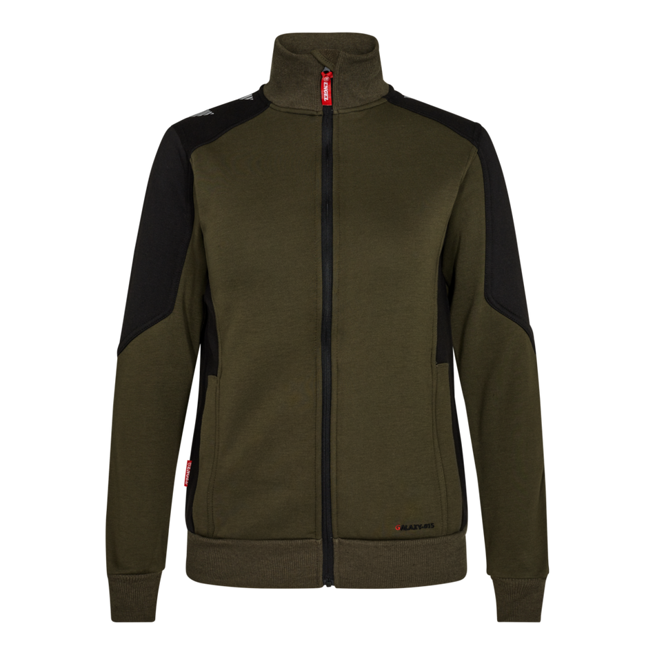 Galaxy Damen-Cardigan Forest Green/Schwarz