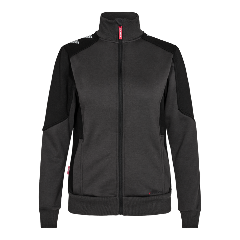 Galaxy Damen-Cardigan Anthrazitgrau/Schwarz