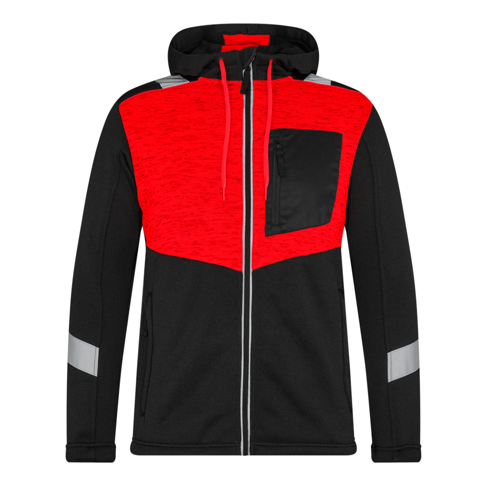 Cargo Strickcardigan Schwarz/Rot
