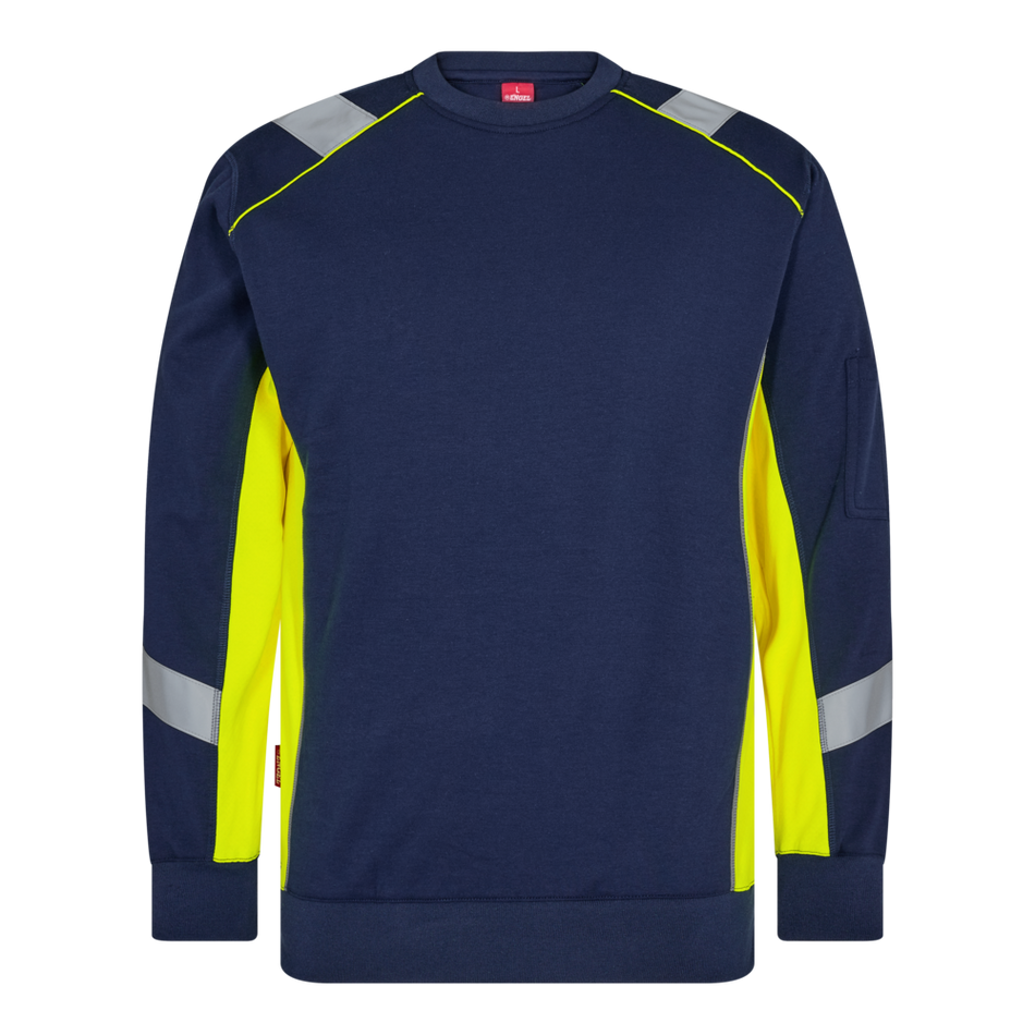 Cargo Sweatshirt Blue Ink/Gelb