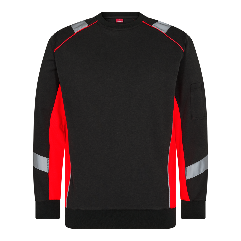Cargo Sweatshirt Schwarz/Rot