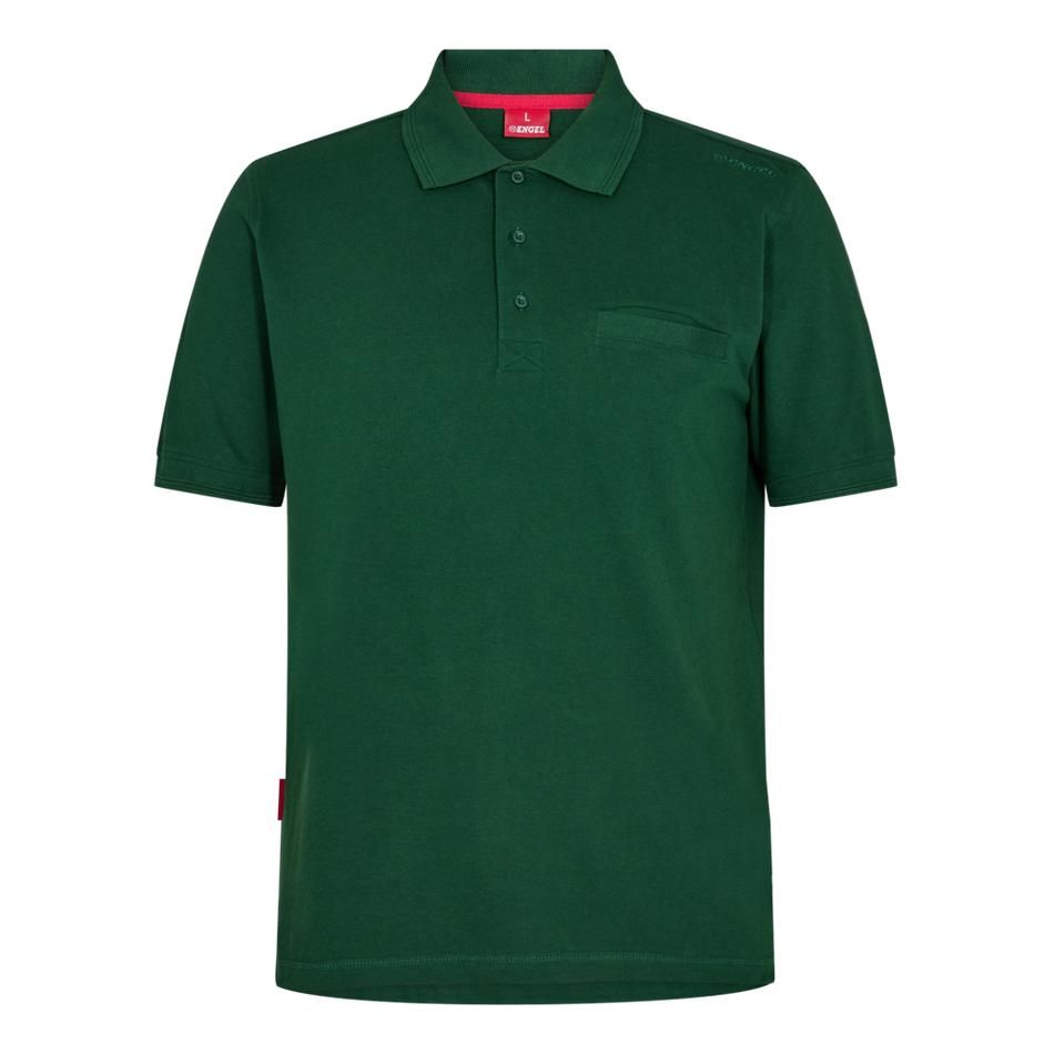 Extend Poloshirt mit Brusttasche Grün