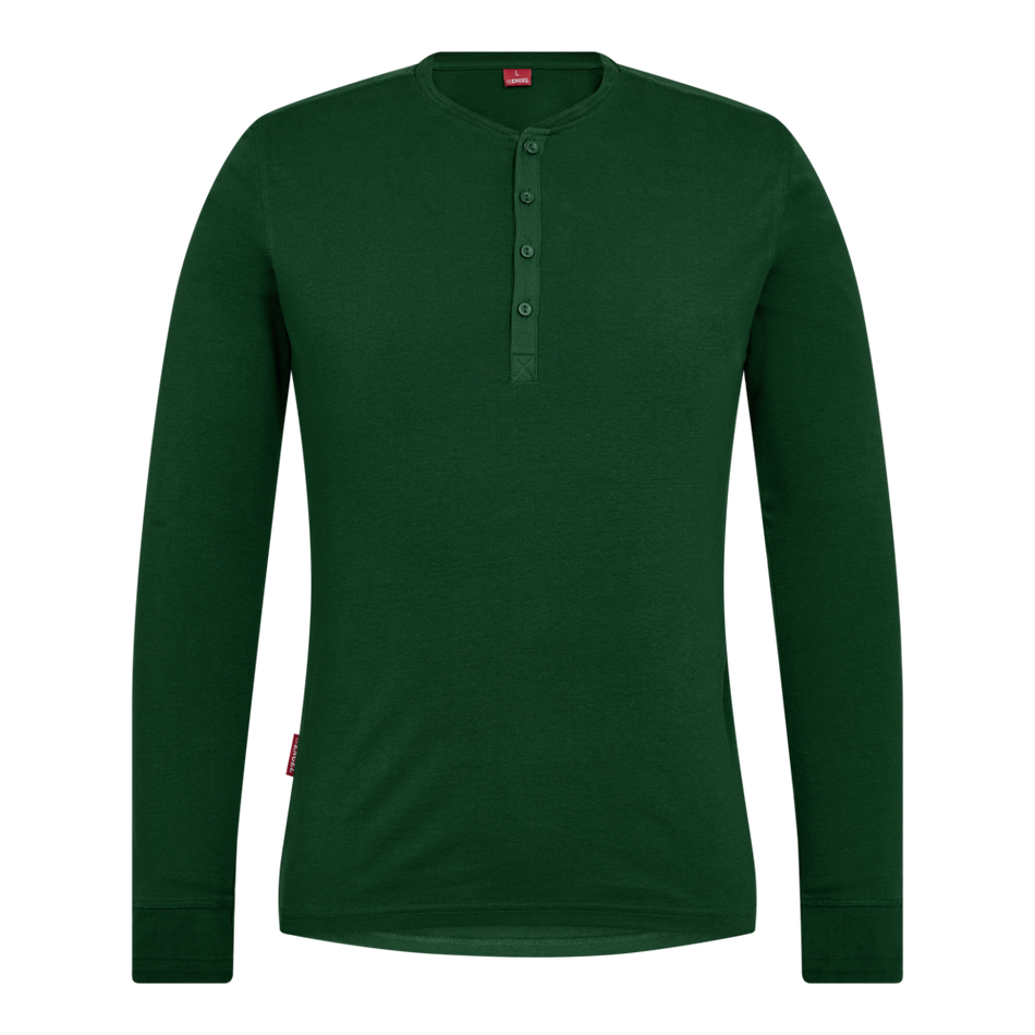 Extend Grandad langarm-Shirt Grün
