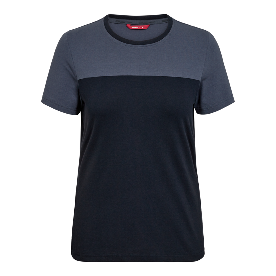 Entire Damen T-Shirt Deep Blue/Dark Sea