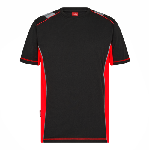 Cargo T-Shirt Schwarz/Rot