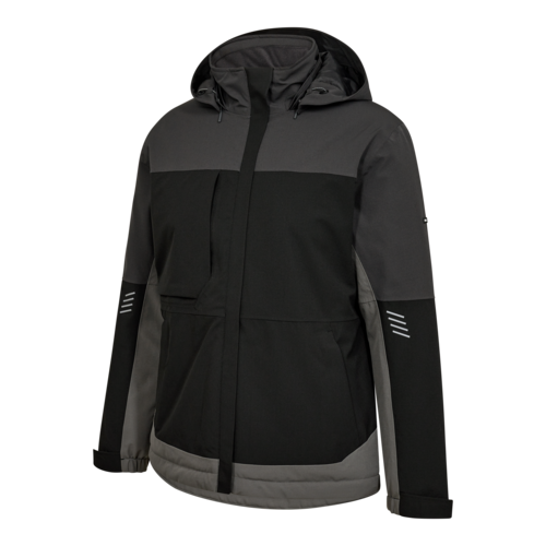 Entire Damen Winterjacke	Schwarz/Anthrazit Grau