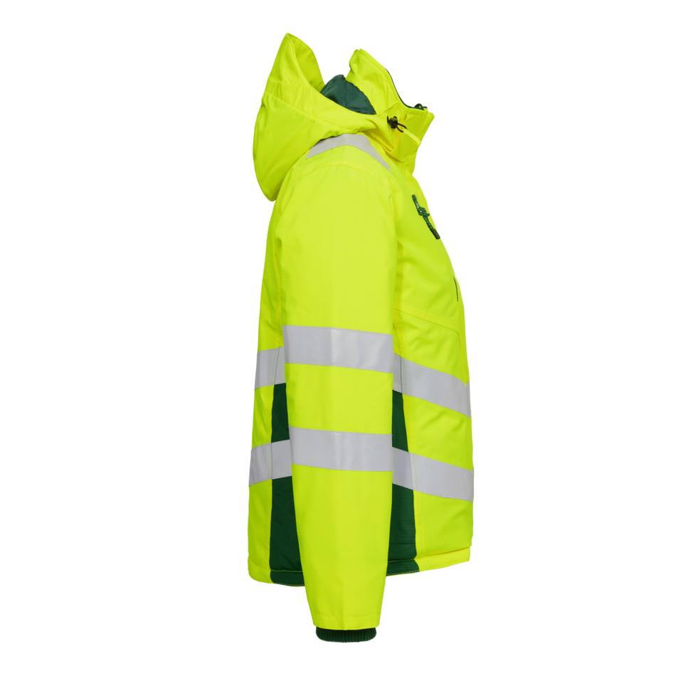 Safety Damen Winterjacke Gelb/Grün