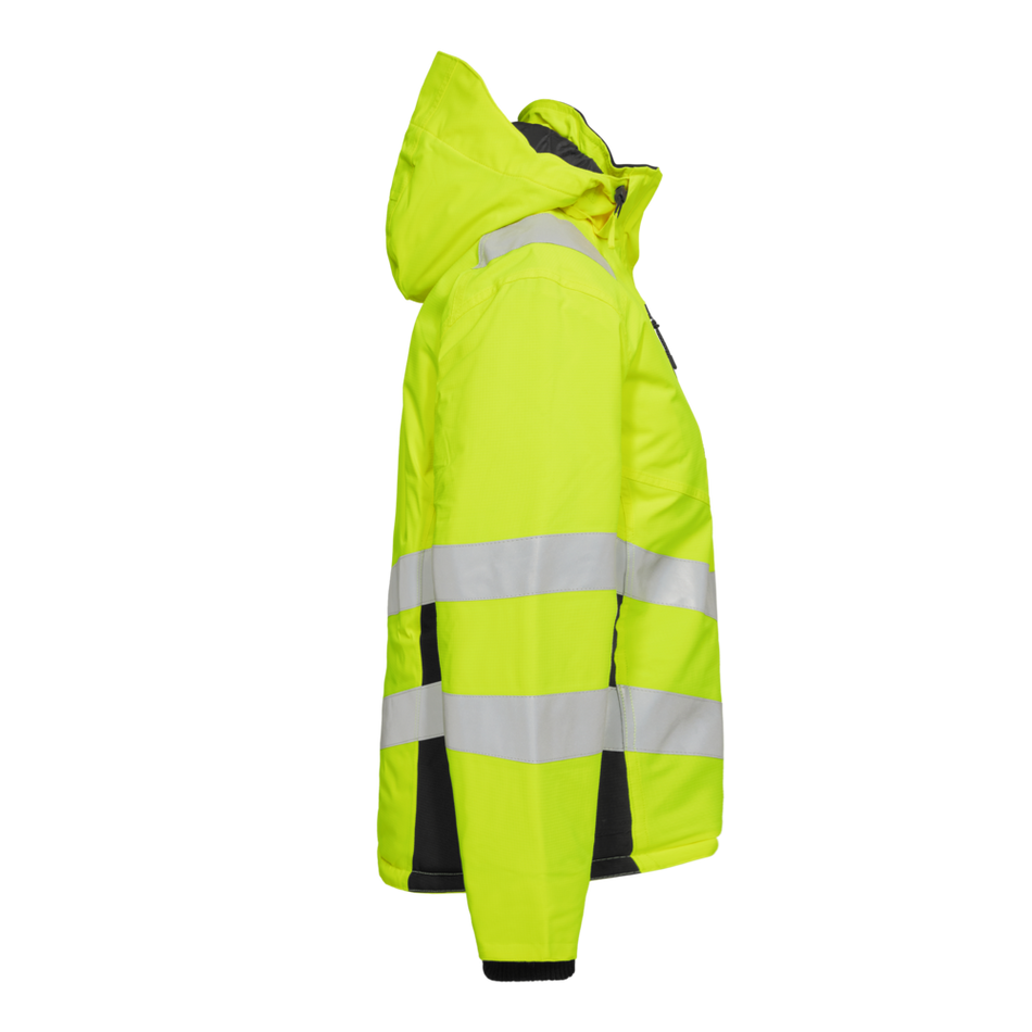 Safety Damen Winterjacke Gelb/Schwarz