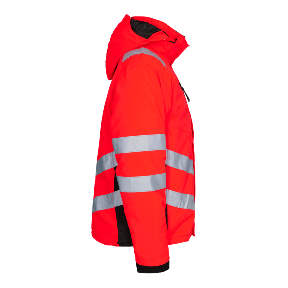 Safety Winterjacke Rot/Schwarz