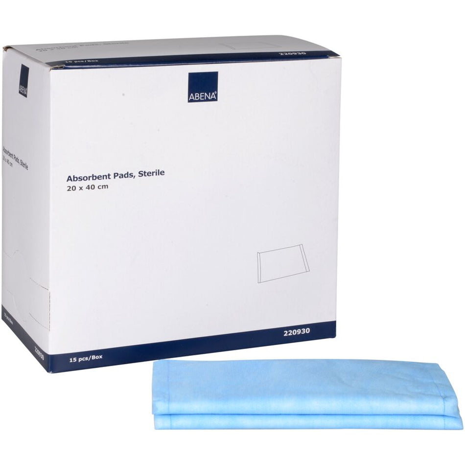 Saugkompressen, Steril, 20 x 40 cm (15 Stück)