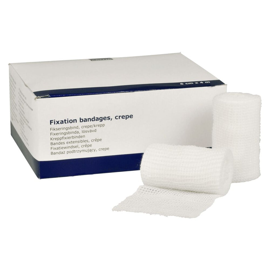 Fixierbinde, Krepp, 4cm x 4m (20 Stück)
