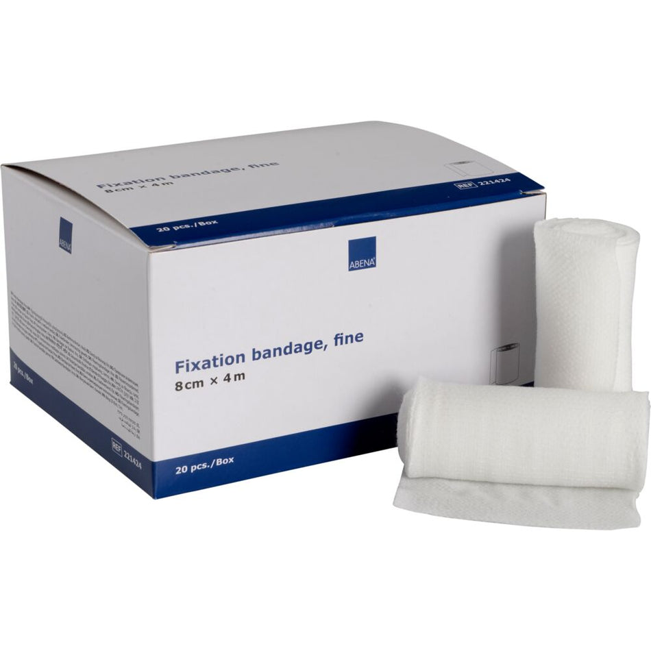 Elastische Mullbinde, Fein, 8cm x 4m (20 Stück)