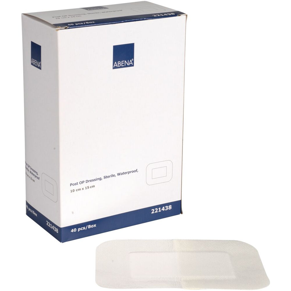 Post-OP-Verband, Steril, 10x15 cm (40 Stück)