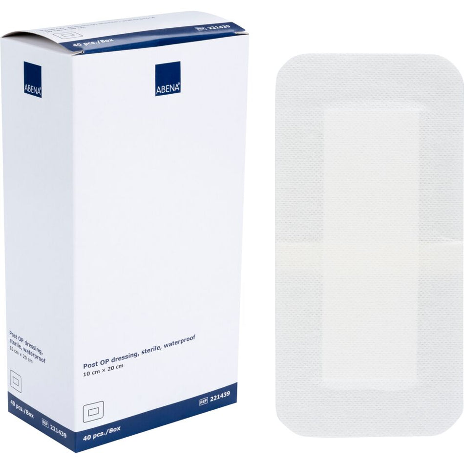 Post-OP-Verband, Steril, 10x20 cm (40 Stück)