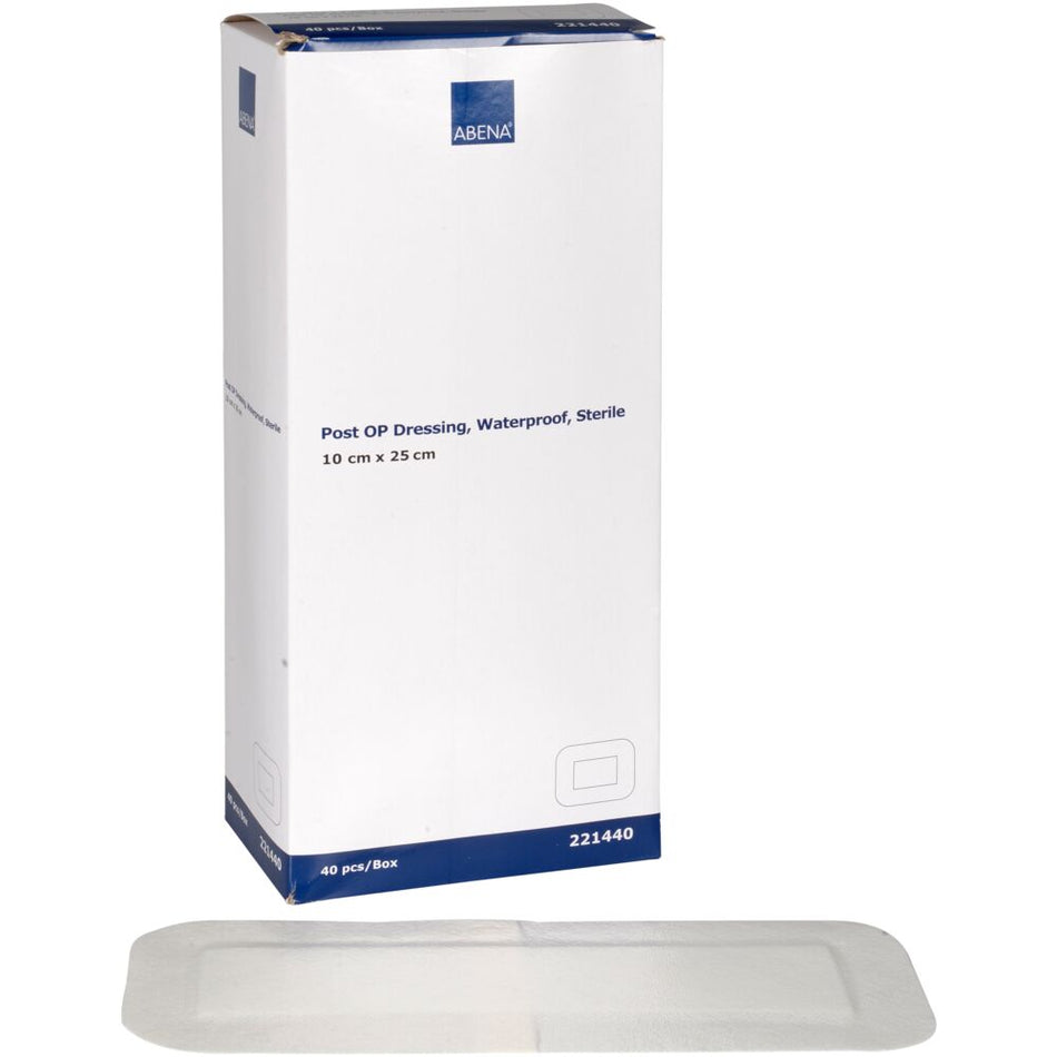 Post-OP-Verband, Steril, 10x25 cm (40 Stück)