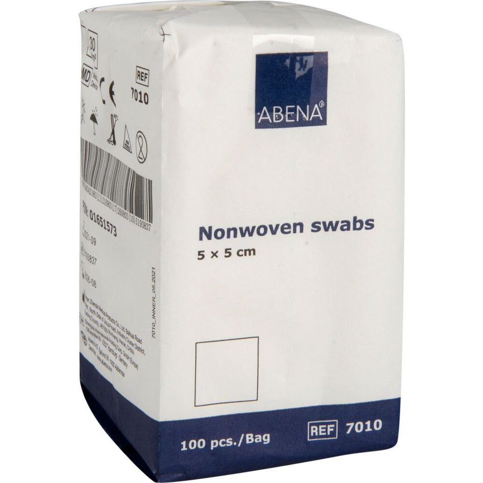 Non-woven compresses, 4-ply, sterile, 5x5 cm, 100 pieces