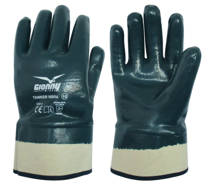 nbr handschuh Arbeitshandschuh TANKER NBR4 Baumwolle NBR beschichtet – deus21.de
