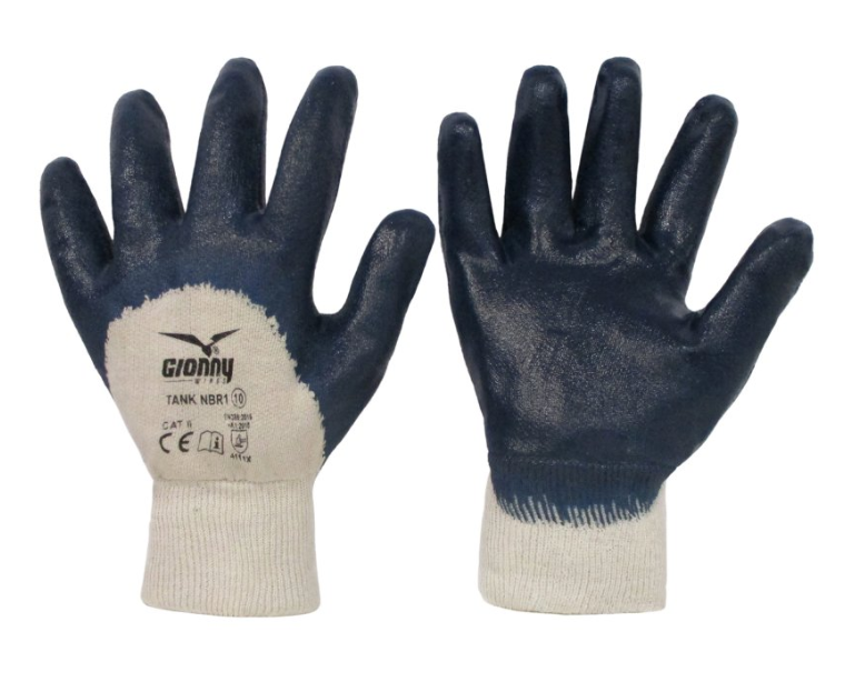 TANK NBR1 Jersey work glove, NBR coated