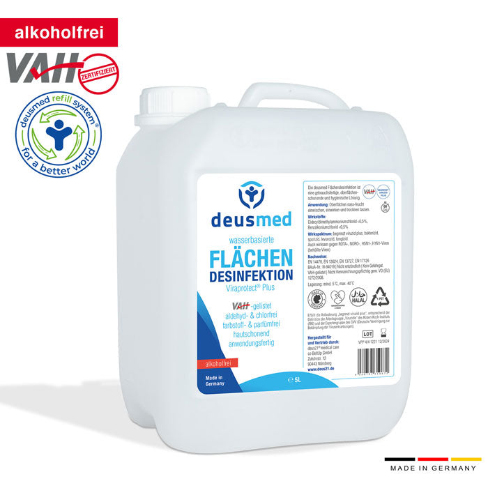 Deusmed Alkoholfreie Flächendesinfektion - 5 Liter