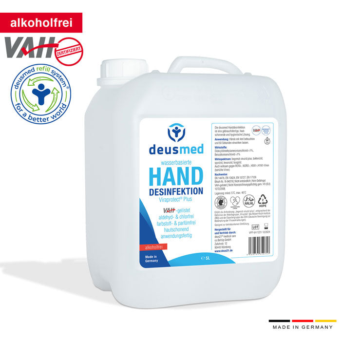 Deusmed Alkoholfreie Handdesinfektion - 5 Liter