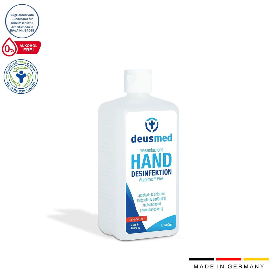 Deusmed Alkoholfreie Handdesinfektion - 500ml Eurospenderflasche