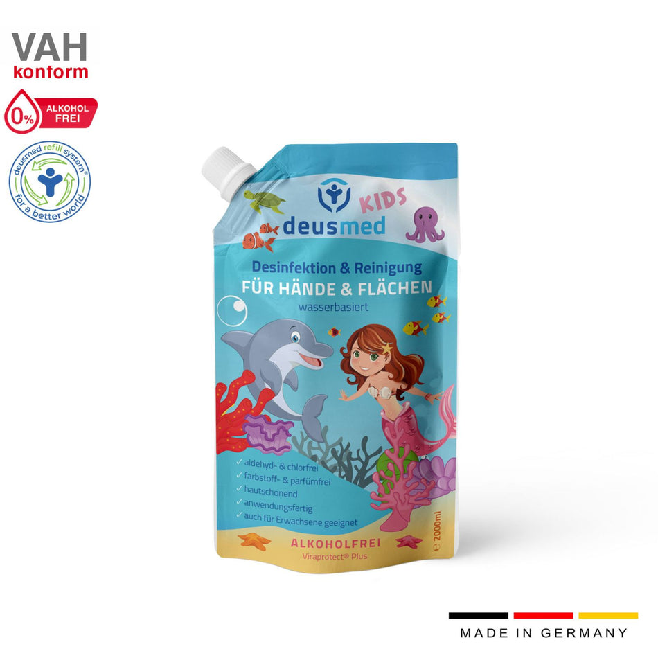 Deusmed KIDS alkoholfreies Desinfektionsmittel 2 Liter