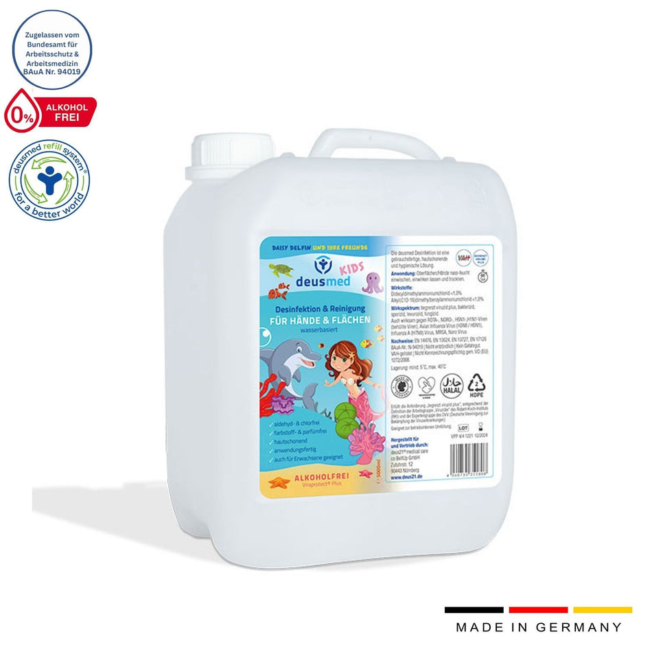 Deusmed KIDS alkoholfreies Desinfektionsmittel 5 Liter
