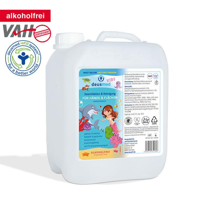 Deusmed KIDS alkoholfreies Desinfektionsmittel 5 Liter