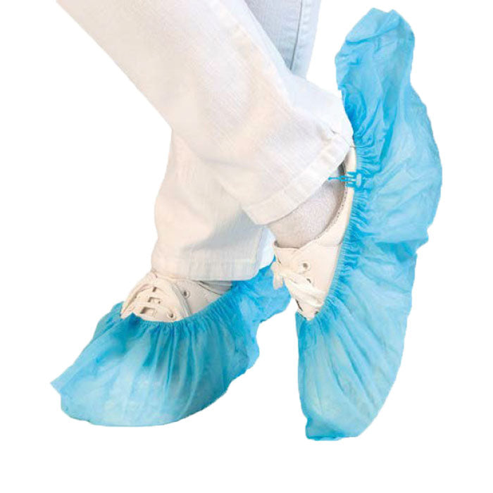 Einwegüberschuhe - Blau - 100 Stück